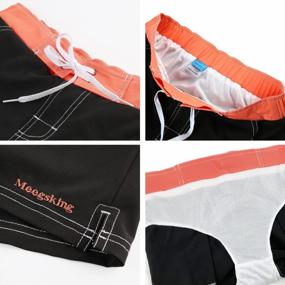img 1 attached to Stay Active & Comfortable With Meegsking Women'S Quick Dry Sports Board Shorts