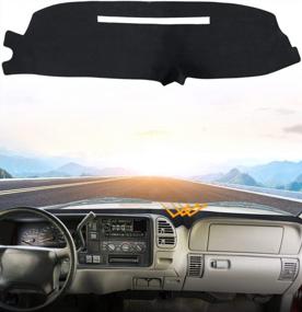 img 4 attached to ISSYAUTO Dashboard Cover Mat For 1997-2000 Chevy/GMC C/K 1500 2500 3500, 1997-1999 Yukon/Tahoe, 1999-2000 Escalade, Dash Board Protector Cover For Ultimate Protection