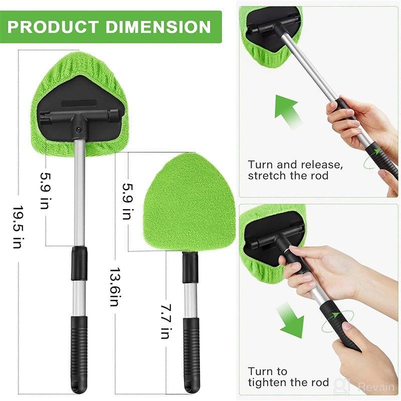  eFuncar Car Windshield Cleaning Tool Bonnets - 6 Pack