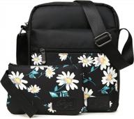 kemy's waterproof nylon crossbody bag purse for girls 9-10 - perfect small size! logo