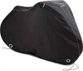img 4 attached to Team Obsidian: Bike Cover - Waterproof Outdoor Bike Storage For 1, 2 Or 3 Bikes - Heavy Duty Ripstop Material - 2 Styles: Stationary Covers And For Bicycle Transport - Constant Protection - 4 Seasons