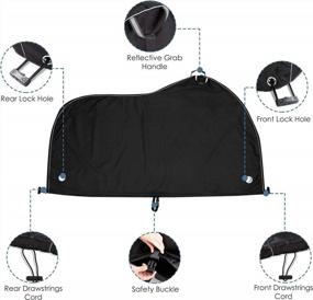 img 1 attached to Team Obsidian: Bike Cover - Waterproof Outdoor Bike Storage For 1, 2 Or 3 Bikes - Heavy Duty Ripstop Material - 2 Styles: Stationary Covers And For Bicycle Transport - Constant Protection - 4 Seasons