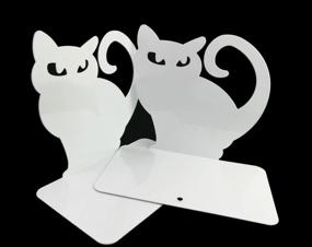 img 3 attached to Add Charm To Your Bookshelf With Winterworm'S Cute Persian Cat Bookends