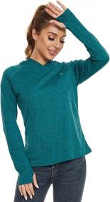 img 1 attached to Quick Dry Long Sleeve Shirts For Women: UPF 50+ Sun Protection, Ideal For Swimming, Hiking, Running, And Fishing