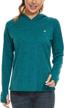 quick dry long sleeve shirts for women: upf 50+ sun protection, ideal for swimming, hiking, running, and fishing logo