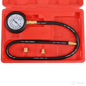 img 4 attached to Professional Engine Diagnostic Oil Pressure Tester Kit | YSTOOL Oil Pressure Gauge Tool with Hose Adapters and Carry Case | Ideal for Cars, ATVs, Trucks | 0-100psi Use