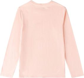 img 3 attached to ALAVIKING Yellow Cotton Crewneck Sleeve Girls' Top: Trendy Clothing for L | Shop Stylish Tees & Blouses