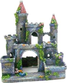 img 1 attached to Discover the Majestic Pen-Plax RR693 🏰 Medieval Castle of Germany Aquarium Ornament - Small