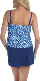 img 1 attached to Maxine Hollywood 2 Tiered Tankini Swimsuit Women's Clothing - Swimsuits & Cover Ups