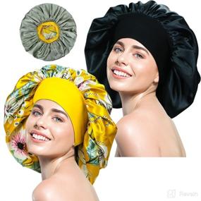 img 4 attached to 💤 Comfortable and Secure Pieces Double Bonnet Sleeping Elastic: The Ultimate Solution for a Peaceful Night's Sleep