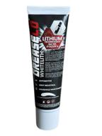 🧴 white lithium grease squeeze tube - automotive greases & lubricants for door, garage door, sliding door, hinge, elliptical, trailer, hitch ball lubricant - nlgi 2, 8oz by whitelith logo