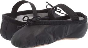 img 3 attached to Bloch Dansoft Ballet Slipper Shoes for Toddler Girls at Athletic