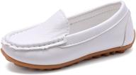 👞 boys' sofmuo leather loafers for schooling and walking логотип