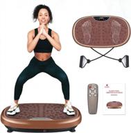 eilison fitmax 3d xl vibration plate exercise machine - whole body workout platform with resistance loop bands for home training, recovery, wellness & weight loss logo