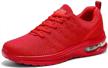 women's athletic running shoes non slip gym sneakers lightweight walking tennis shoes for women logo