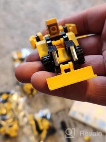 img 5 attached to Преобразуйте воображение вашего ребенка с помощью строительных игрушек PANLOS Robot: набор конструктора транспортных средств для обучения STEM с 573 деталей - идеальный подарок на день рождения для детей мальчиков и девочек в возрасте от 6 до 12 лет!