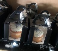 картинка 1 прикреплена к отзыву 50 Count Baby Blue Cupcake Boxes For Boy Baby Shower - Classic Series With Window Holder & Easy Assembly Bottom от Tyler Bonnell