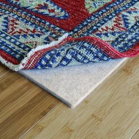 img 3 attached to Premium Cushioned Rug Pad - RUGPADUSA Eco-Plush | 12'X18', 1/4" Thick, 100% Felt In 3 Sizes & Custom Options