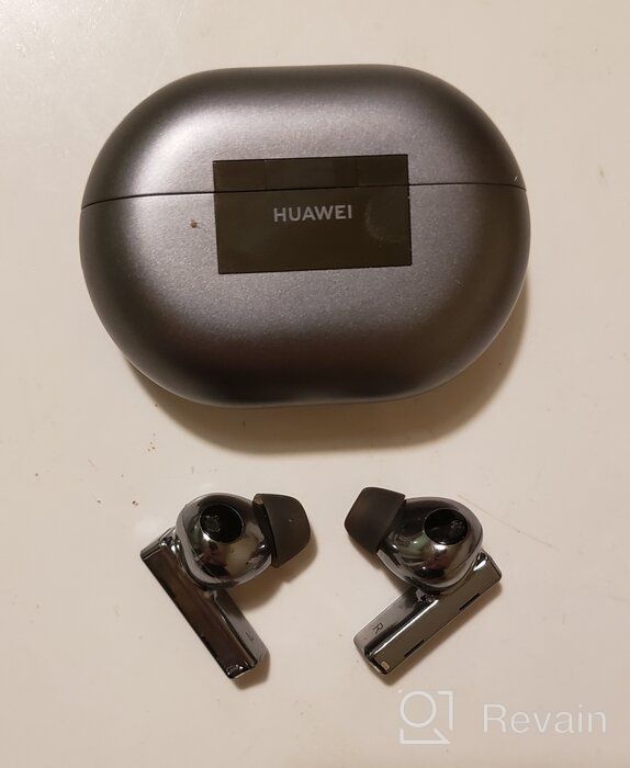 img 1 attached to 🎧 Huawei FreeBuds Pro Earbuds with Advanced Noise Cancellation, Bluetooth 5.2, and 3-Mic System for iOS and Android (Carbon Black) review by Wan Mohd Taufik (Wan ᠌