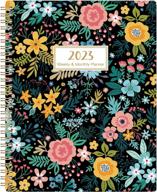 stay organized with a 2023 planner: twin-wire binding, thick paper, and weekly & monthly views from january to december - ideal for home, school, and office logo