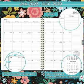 img 3 attached to Stay Organized With A 2023 Planner: Twin-Wire Binding, Thick Paper, And Weekly & Monthly Views From January To December - Ideal For Home, School, And Office