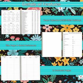img 1 attached to Stay Organized With A 2023 Planner: Twin-Wire Binding, Thick Paper, And Weekly & Monthly Views From January To December - Ideal For Home, School, And Office