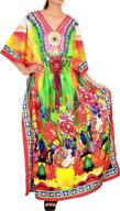 leela womens caftan swimsuit multi_v558 women's clothing via swimsuits & cover ups logo