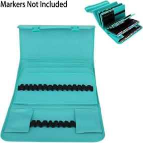 img 1 attached to Green Marker Pen Case With 171 Slots For Various Markers- Alcohol, Sketch, Permanent, Dry Erase, Repair And Highlighter - Ideal For Artists And Crafters - NIUTOP