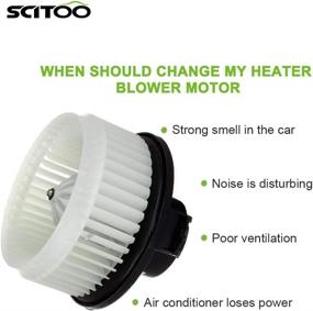 img 1 attached to 🔥 SCITOO ABS Plastic Heater Blower Motor w/Fan - Replacement for Lexus GX470/Toyota 4Runner Front - HVAC Resistors & Motors (2003-2007 / 2003-2009)