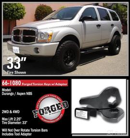 img 1 attached to 🔧 Leveling Kit: Readylift 66-1080 - 2.25" with Forged Torsion Key for Dodge Durango & Chrysler Aspen (2004-2010)