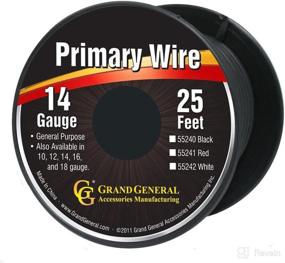 img 1 attached to 🔌 14-Gauge Black Primary Wire by Grand General 55240