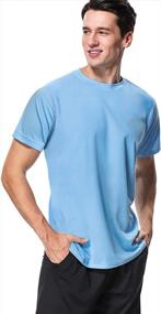 img 4 attached to Stay Protected And Comfortable With MeetHoo Men'S UPF 50+ Swim Rash Guard And Sports T-Shirt