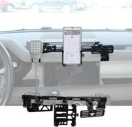 боковая подставка для мобильного телефона из алюминиевого сплава для land rover defender 90 110 2020-2022 автомобильные аксессуары (стиль a) логотип
