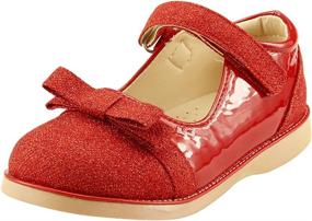 img 4 attached to 👧 Flats: Doll Maker Girls' Mary Jane Style Shoes for Girls