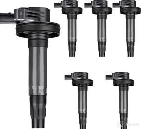 img 4 attached to Set of 6 Ignition Coil Packs Compatible with Ford Edge Explorer Flex Fusion Taurus - Lincoln MKS MKT MKX MKZ - Mazda 6 CX-9 - Mercury Sable 3.5L 3.7L V6 - DWVO