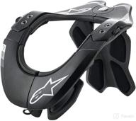 alpinestars bionic neck support black motorcycle & powersports ... protective gear logo