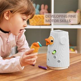 img 3 attached to TOP BRIGHT Montessori Toys: Ideal Gifts for 2 3 Year Old Boys and Girls, Enhancing Fine Motor Skills with Wooden Toddler Toys