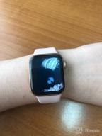 img 1 attached to Renewed Apple Watch SE in Gold Aluminum with 📱 GPS + Cellular and Pink Sand Sport Band - 40mm review by Jasmit Singh ᠌