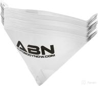 🔍 abn strainer cone funnel with filter top 50-pack - ideal for paint, automotive, and more - disposable 190 micron fine nylon mesh logo