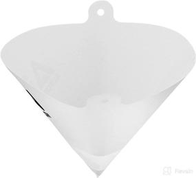 img 2 attached to 🔍 ABN Strainer Cone Funnel with Filter Top 50-Pack - Ideal for Paint, Automotive, and More - Disposable 190 Micron Fine Nylon Mesh