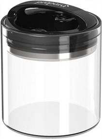 img 1 attached to Small Black Gloss Handle Evak Storage Container By Prepara - Keep Food Fresh!