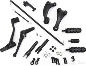 img 1 attached to 🏍️ Enhance Your Riding Experience with Raider Sportster Forward Controls Full Set Kit (30-6050-B) in Sleek Black Powder Coating