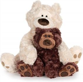 img 3 attached to Adorable 12" Chocolate Brown GUND Philbin Classic Teddy Bear - A Premium Stuffed Animal For Ages 1 And Up!