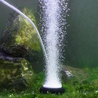 hygger aquarium air stone kit - hydroponics fish tank bubbler with round air stone disk for small bubbles & ultra-high dissolved oxygen diffusion логотип