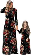 👗 girls' clothing: popreal casual printed dresses with pockets логотип