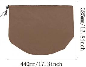 img 2 attached to Pack Of 3 Coffee-Colored Engine Dustproof Covers For Yantu Lawn Trimmers/Weed Eaters - Optimize Your Equipment'S Performance