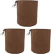 pack of 3 coffee-colored engine dustproof covers for yantu lawn trimmers/weed eaters - optimize your equipment's performance logo