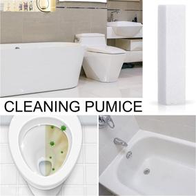 img 1 attached to Efficient Pumice Stick Cleaner: Norme Pumice Stones for Toilet Bowl, Bath, Kitchen, Pool - Removes Stubborn Stains, 5.9 x 1.4 x 0.9 Inch (White)