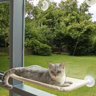 🐱 ultimate comfort and fun: cat window perch and hammock for cats up to 50lbs! logo