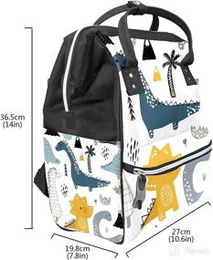 img 2 attached to 🎒 Durable Shoulder Bag: FCZ Backpack Diaper Bag for Mom and Dad - Daypack with Large Capacity for Travel, Lightweight and Functional